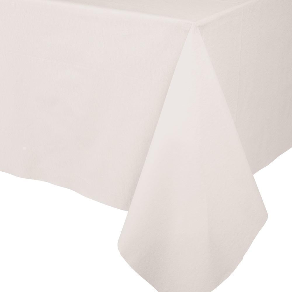 Ivory Paper Linen Table Cover